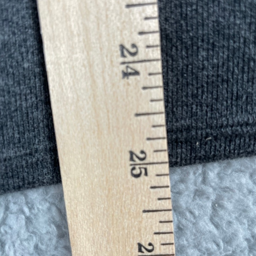 Porter & Ash Pullover Sweater Men's M Gray 2-Tone Collar Lightweight Quarter Zip - Picture 7 of 8
